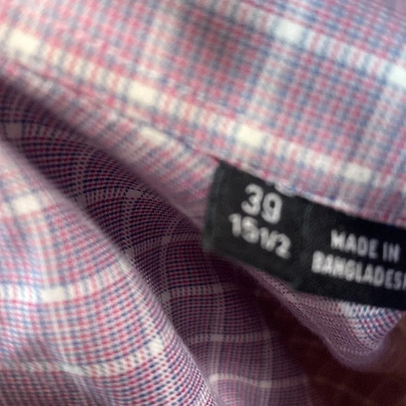 Hugo Boss Men's Slim Fit Plaid Long Sleeve Dress Shirt - Picture 7 of 10